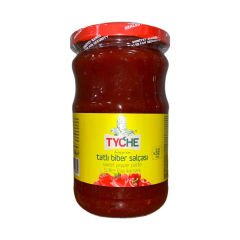 Tatlı Biber Salçası 700 g Cam Kavanoz (AZ TUZLU)