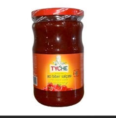 Acı Biber Salçası 700 g Cam Kavanoz (AZ TUZLU)